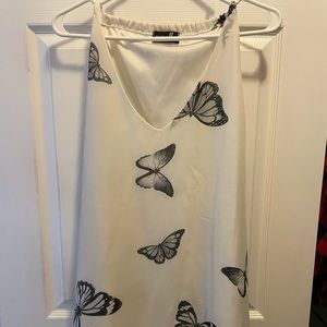 Women’s chiffon flowy top sleeveless 3x